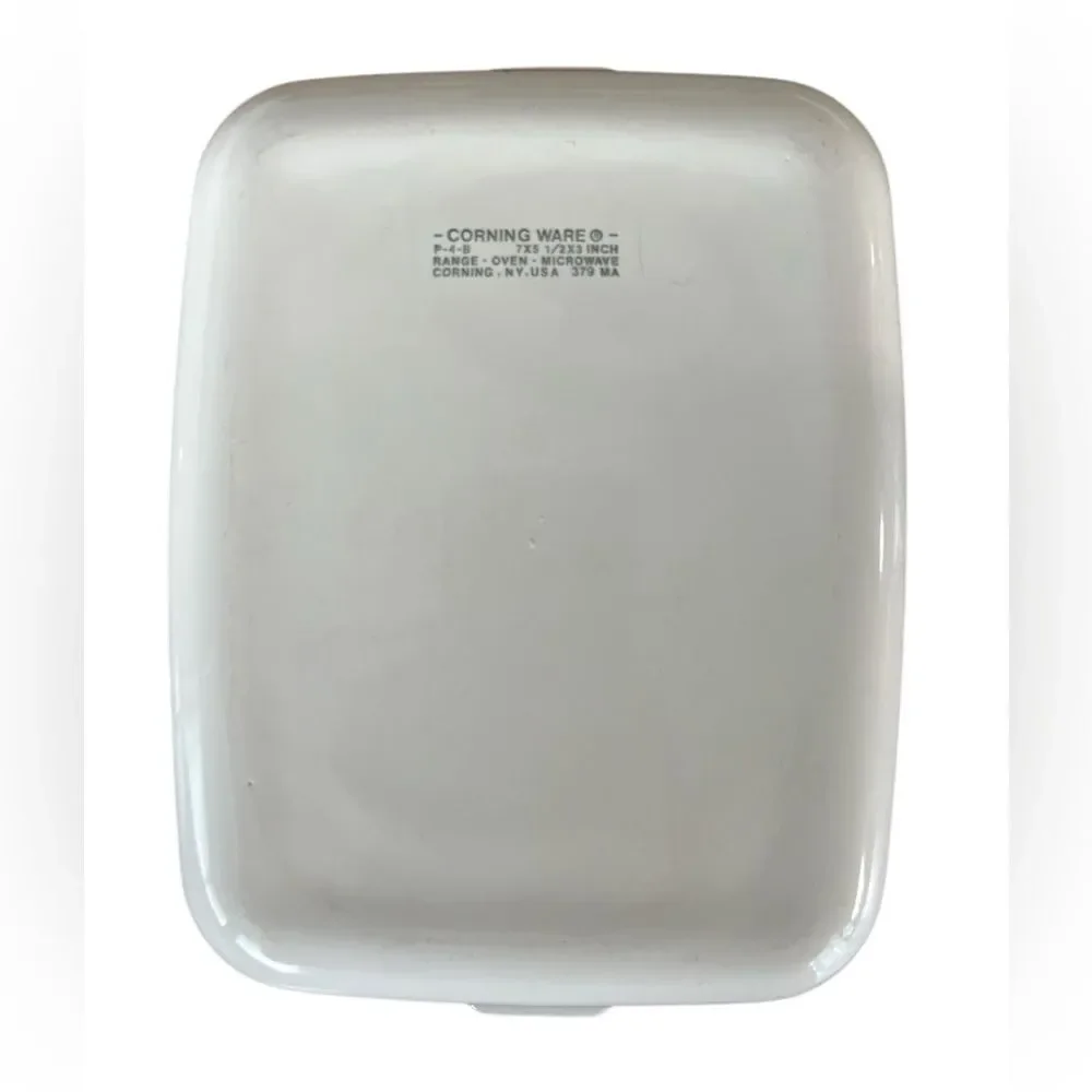 Vintage Corningware Wildflower 1970s Pyroceram Ceramic Glass Lid USA